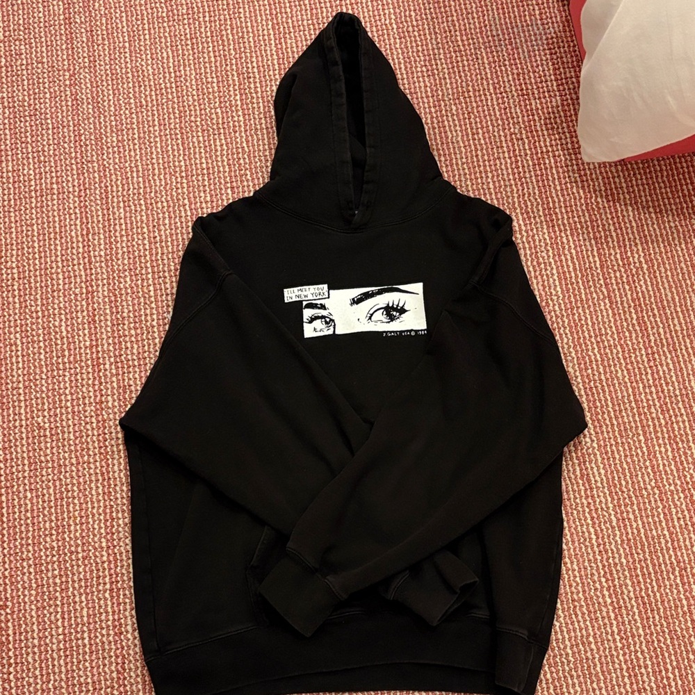 Brandy Melville Black Graphic Hoodie